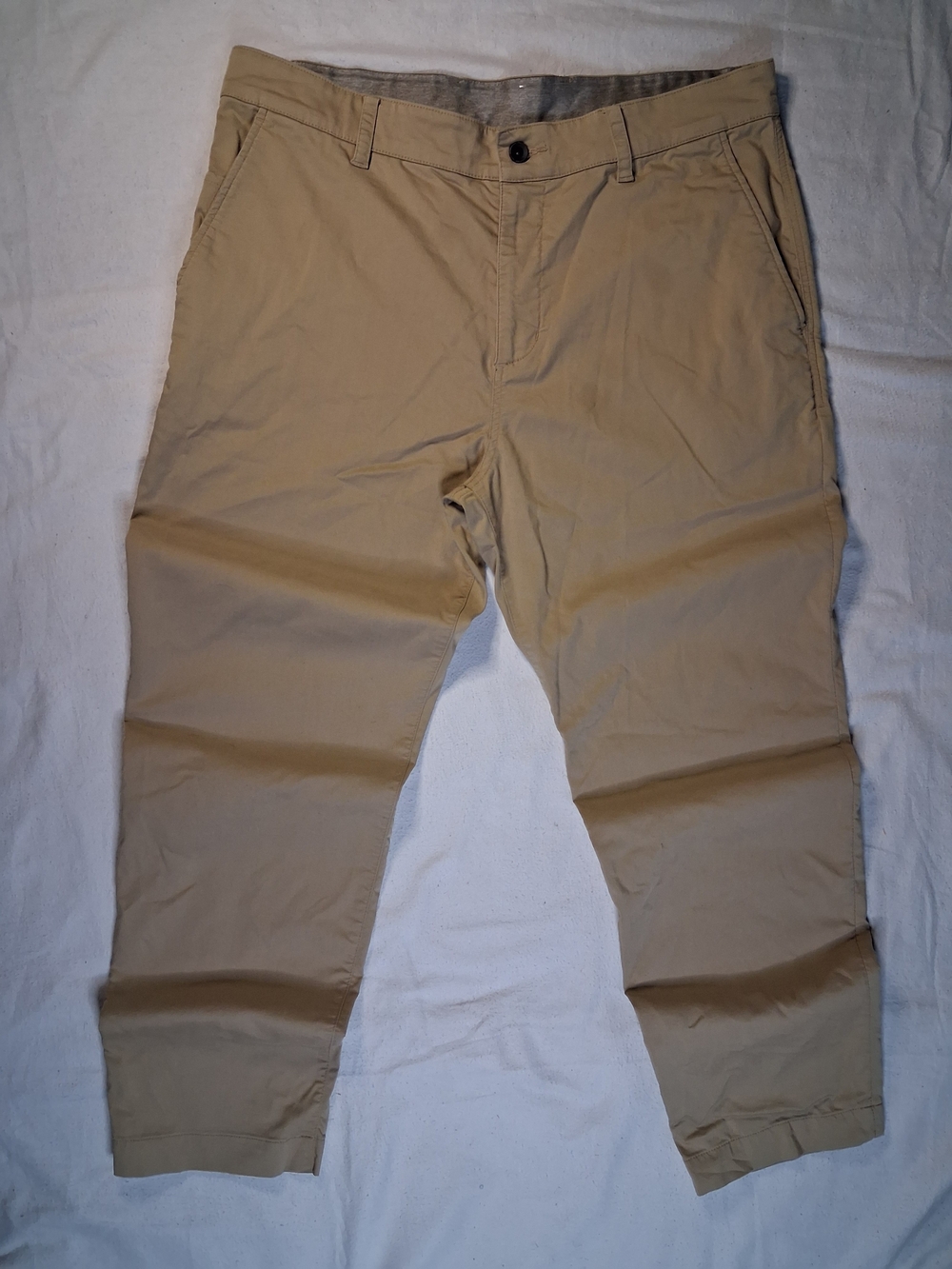 Nike Size 36 Tan & Khaki Dri-Fit Pants